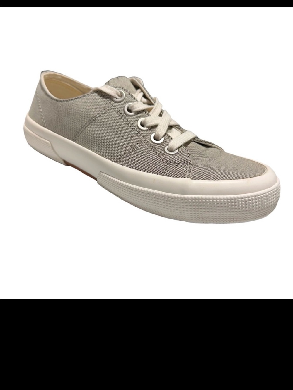 LAUREN RALPH LAUREN Jolie Canvas Sneakers Coastal Preppy Resort Tenniscore 6.5